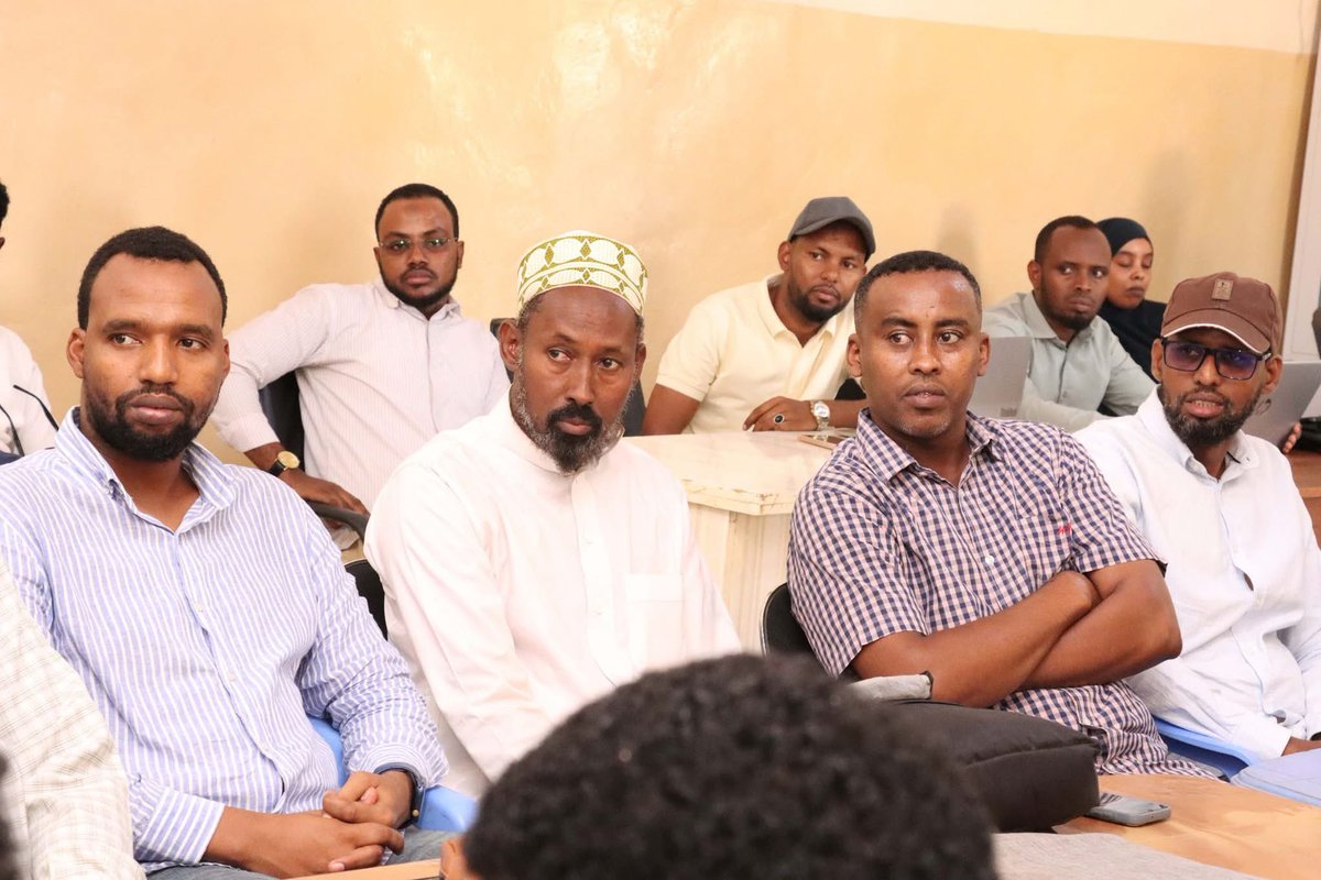 Ministry of Health - SWSS (@moh_swss) on Twitter photo Monday, March 10, 2025
The Minister of Health of the South West State, Hon. Said Ahmed Ali, accompanied by the Director General of the Ministry, Dr. Ibrahim Adan Ali Soomow, presided over a high-level meeting attended by the staff of the Ministry’s central office.
The meeting Monday, March 10, 2025
The Minister of Health of the South West State, Hon. Said Ahmed Ali, accompanied by the Director General of the Ministry, Dr. Ibrahim Adan Ali Soomow, presided over a high-level meeting attended by the staff of the Ministry’s central office.
The meeting