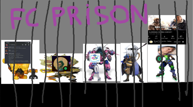 Nathy__crt's tweet photo. Roster reveal pour @PlayAllForOneFR 2025:
🟣Actimel= one shot sa meuf quand elle dort
🐩GETAMAZED= revenge porn
🧒RINKA= demande des nudes à une fille mineure  (conscient de son âge)
🇮🇱Reviewz= antisémite
🇨🇩Xordprod= lâche des nword 
#FCPRISON https://t.co/QU0TJQ7cms