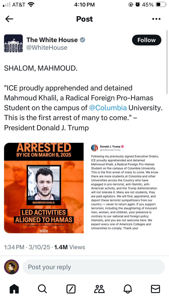To fellow Jews posturing that any of this is ACTUALLY to protect Jewish people in America, open your fucking eyes. They know what they are doing opening this post with “shalom.”

They are enacting fascism &amp; painting the target for blame on OUR backs.

They WILL come for us too.