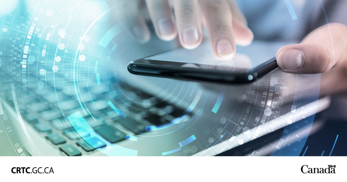 CRTCeng's tweet photo. Check out our newest communications telecom market report and learn about how the Internet and cellphone markets are serving Canadians and much more. 

🔗 https://t.co/ECAVH1thC7 

#Telecom #CTMR https://t.co/rh89ULZiSd