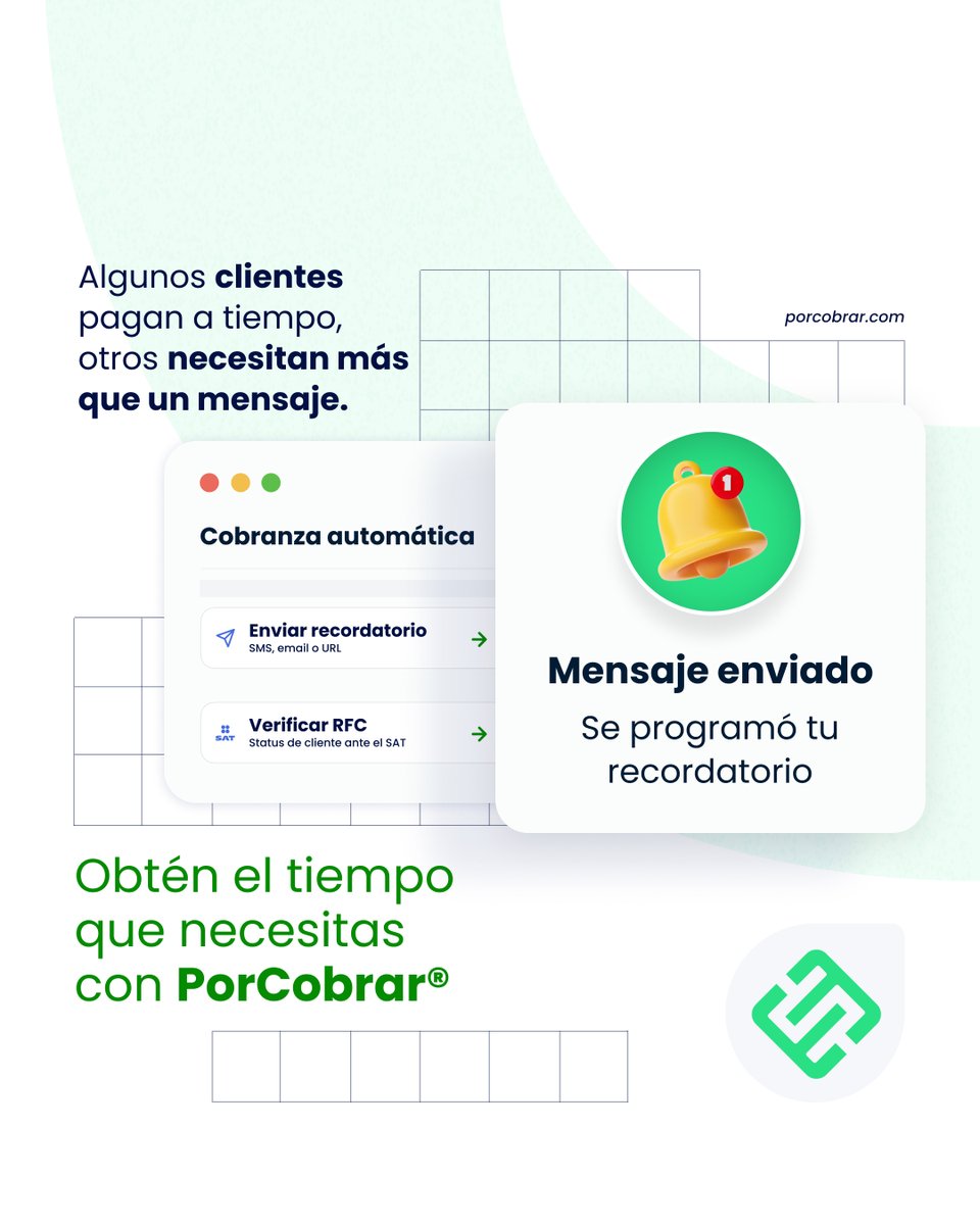 💡Hasta el 80% de tus clientes solo necesita de una notificación para pagarte en tiempo, el otro 20% requiere tiempo, llamadas o incluso una negociación.
🚀Es momento de evolucionar tu cobranza, enfócate en lo importante y automatiza lo repetitivo con hubs.li/Q0393Zrm0 👈🏻🟢