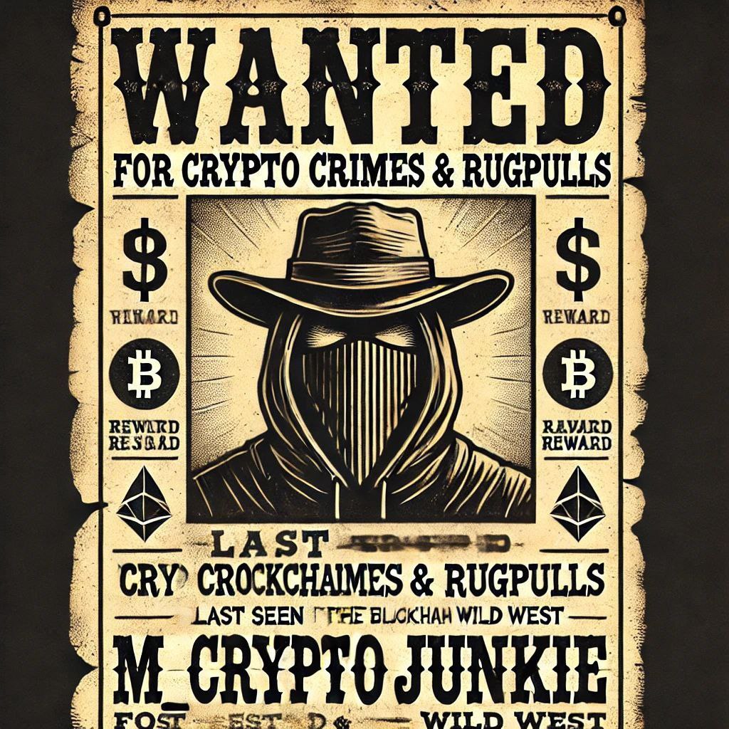 VeeDevWeb's tweet image. In exclusivity we hereby call out  scammer: Crypto Junkie - the dev of Coke, Carnival, Tiny and more. His crimes: rugpulling, scamming, lying, abuse of trust. All info about his involvement in other projects, let us now! $CRIMECZN crimeczn.pages.dev