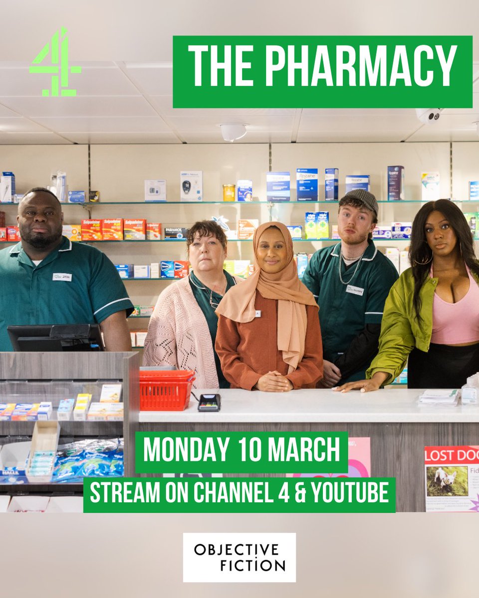 The Pharmacy is OUT on <a href="/Channe4/">Channe4</a> steaming and YouTube 🤩
Link below 👇🏾 

youtu.be/MoDbXk4rCUw?si…

#pharmacy