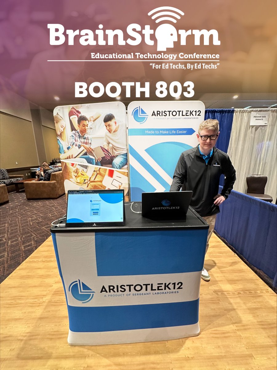 Sergeant_Labs's tweet image. Greetings from BrainStorm! AristotleK12 is made to make life easier. See how today at booth 803!  #BrainStormWI #EdTech #bstormwi25