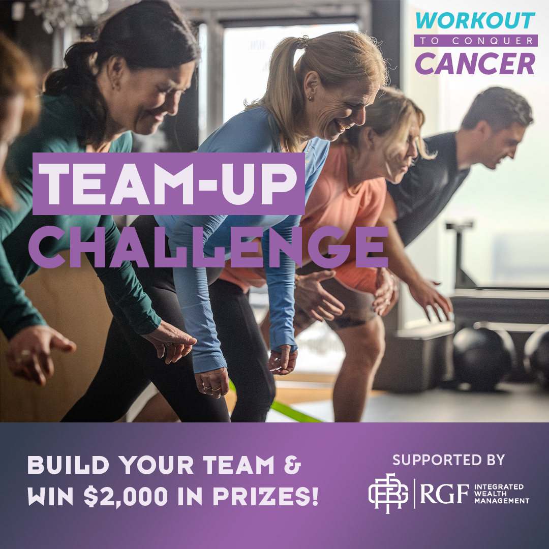 Strength in numbers! Rally your crew and join Workout to Conquer Cancer’s Team Up Challenge, supported by RGF Integrated Wealth Management.

💙 $1000 donation from RGF Integrated Wealth Management

👕 $1000 credit for custom apparel from <a href="/jakroo_official/">JAKROO</a>

workouttoconquercancer.ca/current-promot…
