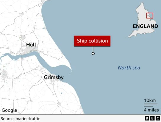 pastorshapes's tweet image. Breaking news: two ships have crashed in the ocean between England and Grimsby, and Scotland fell off.