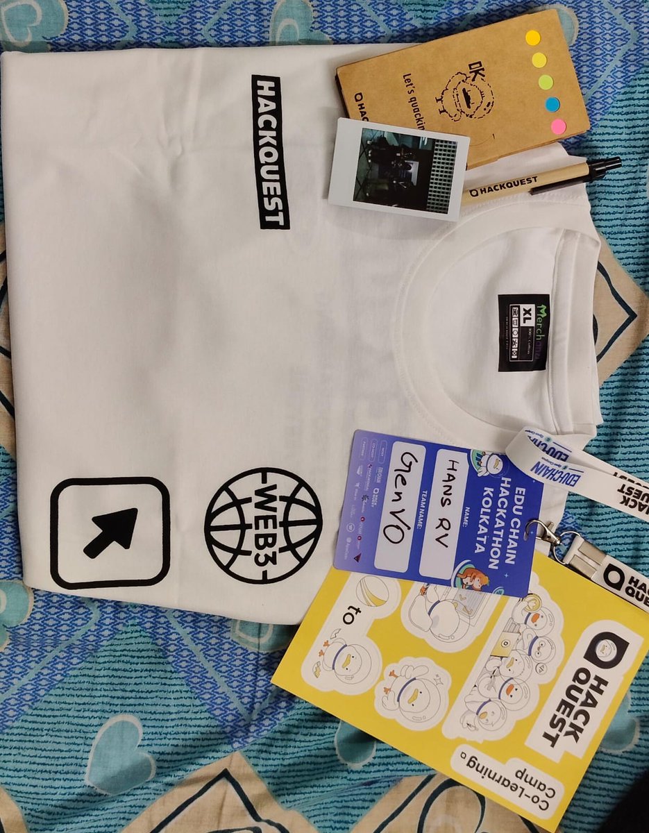 Hansrajvats's tweet photo. gm gm guys ☀️
Had an amazing time at EDU Chain Regional Hack Kolkata! 🚀 Won Best Pitch on X Challenge & got loaded with swags. Huge shoutout to @imanishbarnwal Bhaiya & the mentors for making this happen! 🔥
@HackQuest_ @educhain_xyz #EDUBuild https://t.co/2IHvJXMwV0