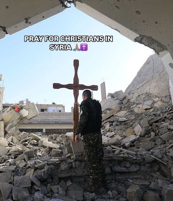seanfeucht's tweet photo. Over 1.2 millions Syrian Christians have fled this ancient biblical land because of civil war, persecution and unending violence. 

Pray for Christian’s in Syria.🙏🏽🇸🇾

Biblical Heritage in Syria:

•Damascus in the Bible – One of the oldest cities in the world, first mentioned in Genesis 14:15.
•Paul’s Conversion (Acts 9:1-19) – Saul (Paul) encountered Jesus on the road to Damascus, which led to his conversion.
•Ananias of Damascus – A disciple in Damascus who baptized Paul and restored his sight (Acts 9:10-18).
•Arameans & Biblical Syria – Ancient Syria (Aram) was home to biblical peoples like the Arameans (2 Samuel 8:5-6).
•Kingdom of Hamath – An ancient Syrian kingdom mentioned in the Bible (2 Kings 17:24).
