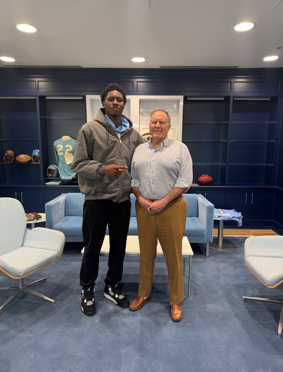 Landon “DUCK🦆” Duckworth (@landonduckworth) on Twitter photo Had a Great weekend in Chapel Hill with <a href="/UNCFootball/">Carolina Football</a> 🐏🩵🤍 <a href="/Belichick_B/">Bill Belichick</a> 🐐 <a href="/CoachFKitchens/">Freddie Kitchens</a> <a href="/mlombardiuncgm/">Michael Lombardi</a> <a href="/JacksonFootball/">Jackson Aggies Football</a> <a href="/QBCountry/">QB Country</a> ‼️
#GoHeels Had a Great weekend in Chapel Hill with <a href="/UNCFootball/">Carolina Football</a> 🐏🩵🤍 <a href="/Belichick_B/">Bill Belichick</a> 🐐 <a href="/CoachFKitchens/">Freddie Kitchens</a> <a href="/mlombardiuncgm/">Michael Lombardi</a> <a href="/JacksonFootball/">Jackson Aggies Football</a> <a href="/QBCountry/">QB Country</a> ‼️
#GoHeels