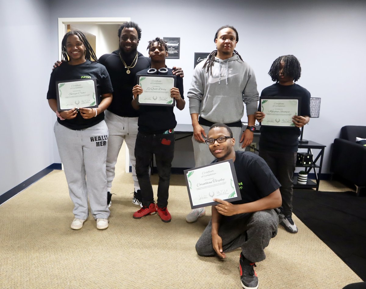 We honored five teenagers recently for completing life skills training and goal-setting exercises through the City of Danville’s Project Imagine program. The graduates are Sariya Crews, Amari Davis (not pictured), Zy'Quale Dorty, Khiylan Stamps, and Corithian Tarpley.