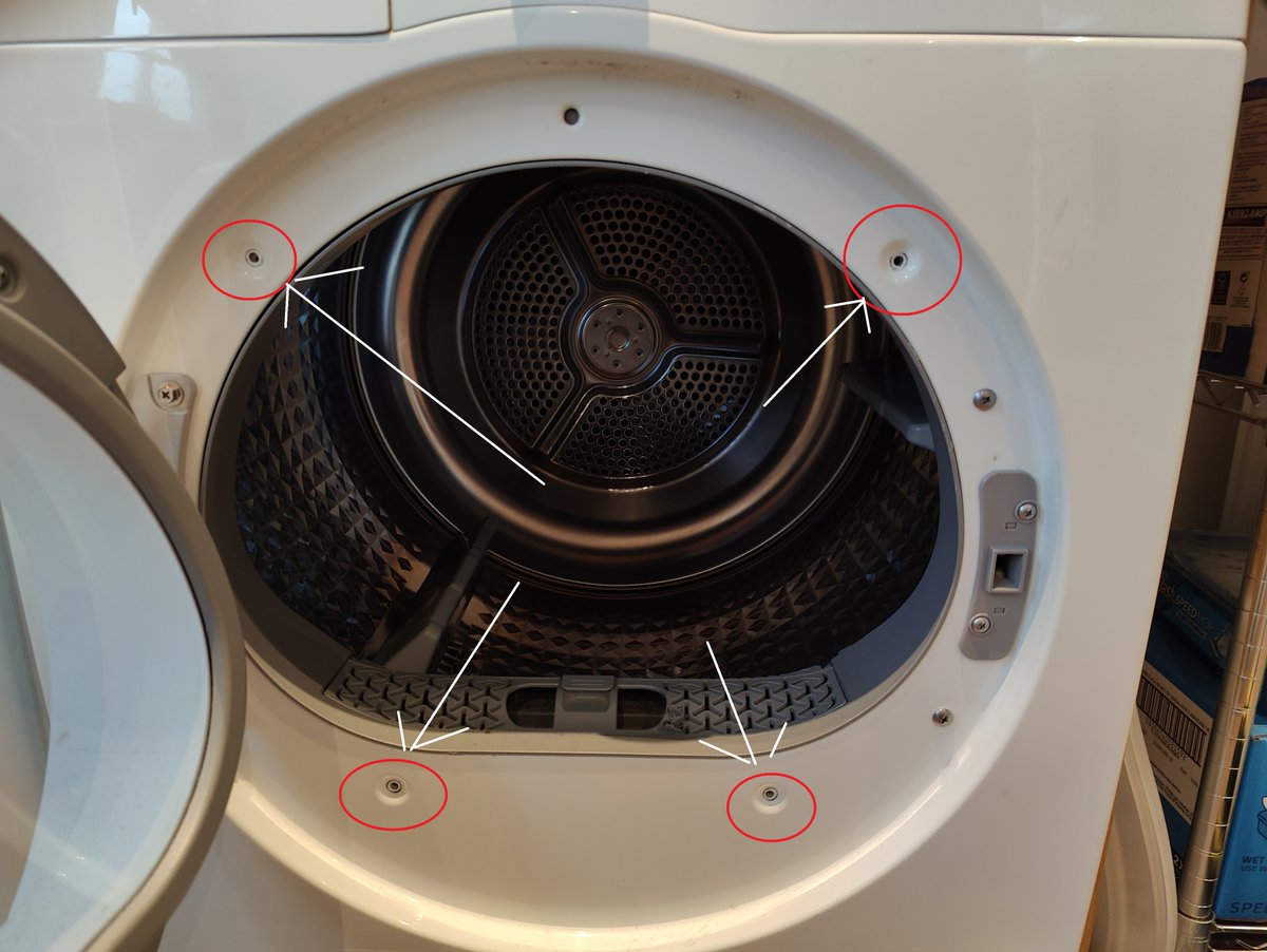 philmjoel's tweet photo. @DandG_Global Hi. I've been trying for weeks to get through to the firm that "repaired" my tumble dryer but they never answer the phone. I need them to sort the clearly missing screws. I reported it to you on the phone  just after the repair. Can you help me sort this please? https://t.co/kt5kjRTZdK