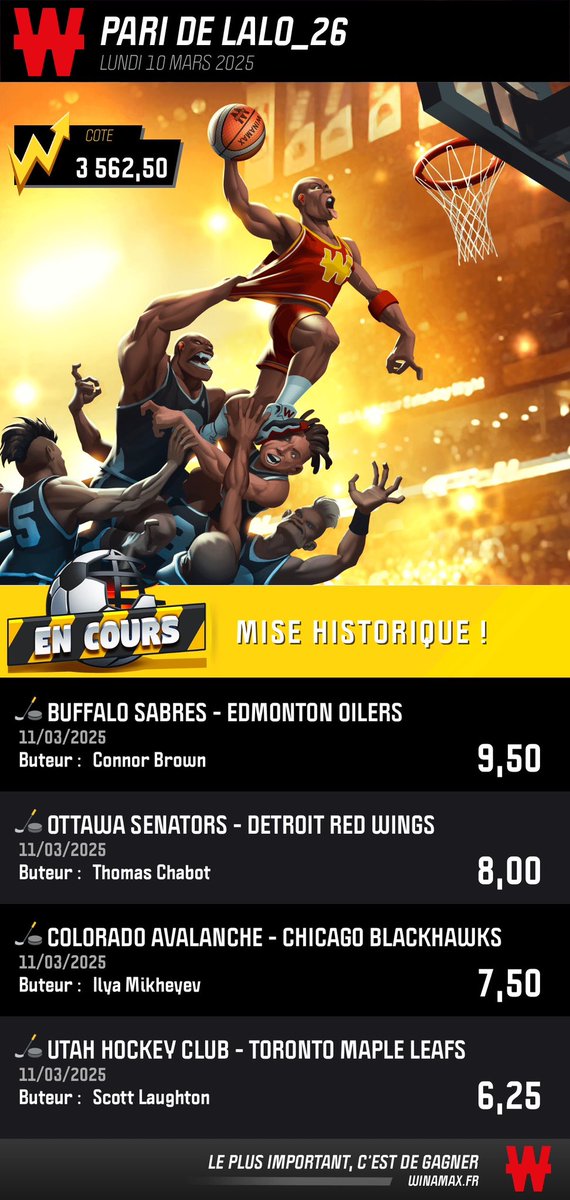 APMBetting's tweet image. NHL TIME🏒🇺🇸

🎯22
🎯3562
🎯1146

❤️si tu suis 
 Bisous 🫶🏻

#TeamParieur #NHL