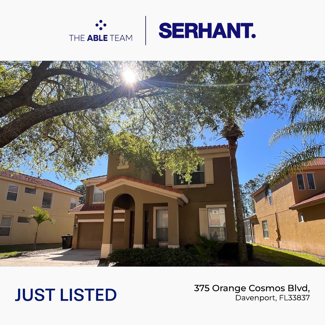theableteam1's tweet image. You had me “ summer kitchen” .. or was it “no rear neighbors” either way 375 Orange Cosmos Blvd in Davenport, Florida, you “complete me!” 🥰 #theableteam #serhantorlando #floridarealestate