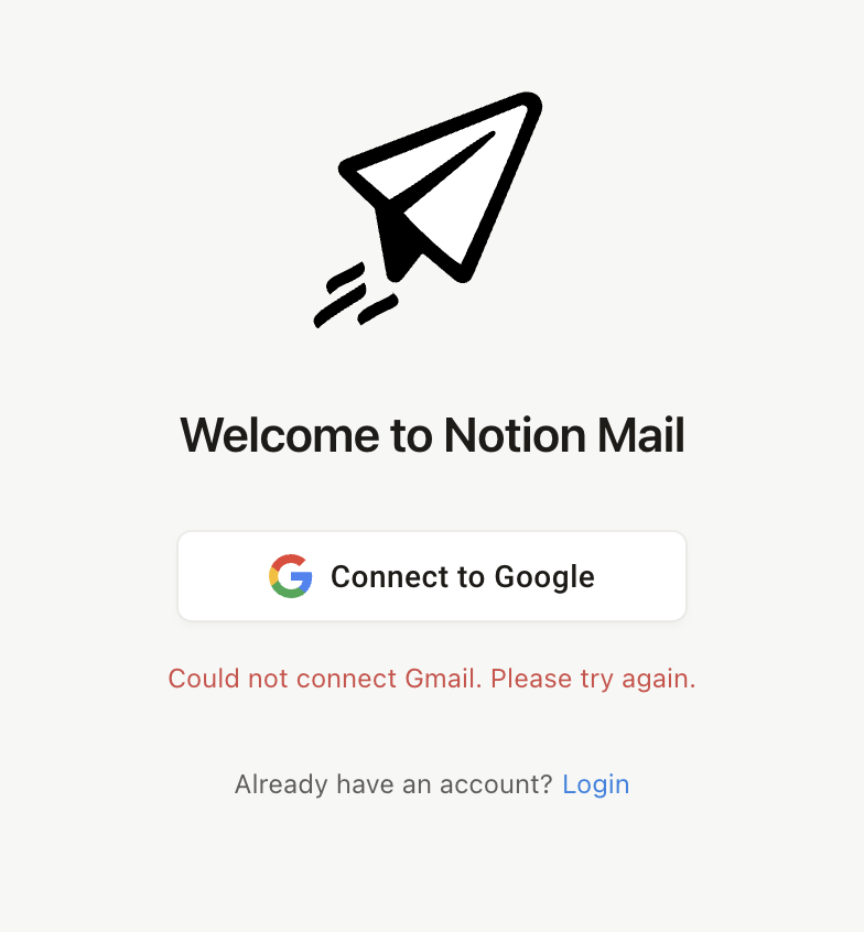 Florian Seemann (@qui_rins) on Twitter photo Hey <a href="/NotionMail/">Notion Mail</a> & <a href="/JasonBud/">Jason Ginsberg</a> ๐- got off the waitlist (yey) but can't log into Google. Any help is appreciated ๐ Hey <a href="/NotionMail/">Notion Mail</a> & <a href="/JasonBud/">Jason Ginsberg</a> ๐- got off the waitlist (yey) but can't log into Google. Any help is appreciated ๐
