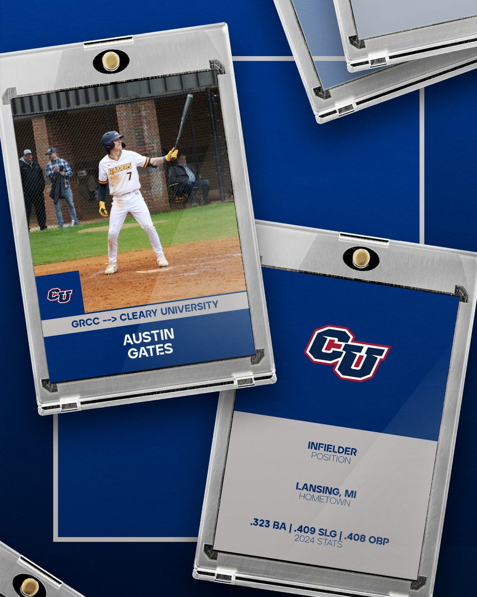 Congratulations to Austin Gates on his commitment to Cleary University! #RaiderRaider