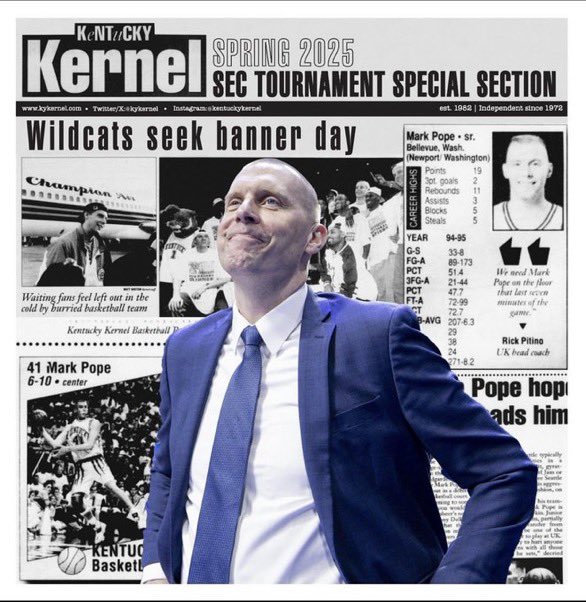 The newest Kentucky Kernel (<a href="/KYKernelSports/">Kernel Sports</a>) special section is out NOW! 

Very proud of the staff that worked on this, special shouts to <a href="/TylerJRuss/">Tyler Russell</a> <a href="/jensreporting/">Jenna Lifshen</a> and <a href="/IsaiahPinto14/">Isaiah Pinto</a>.

Be sure to grab your copy or check it out at 
issuu.com/kentuckykernel… #BBN