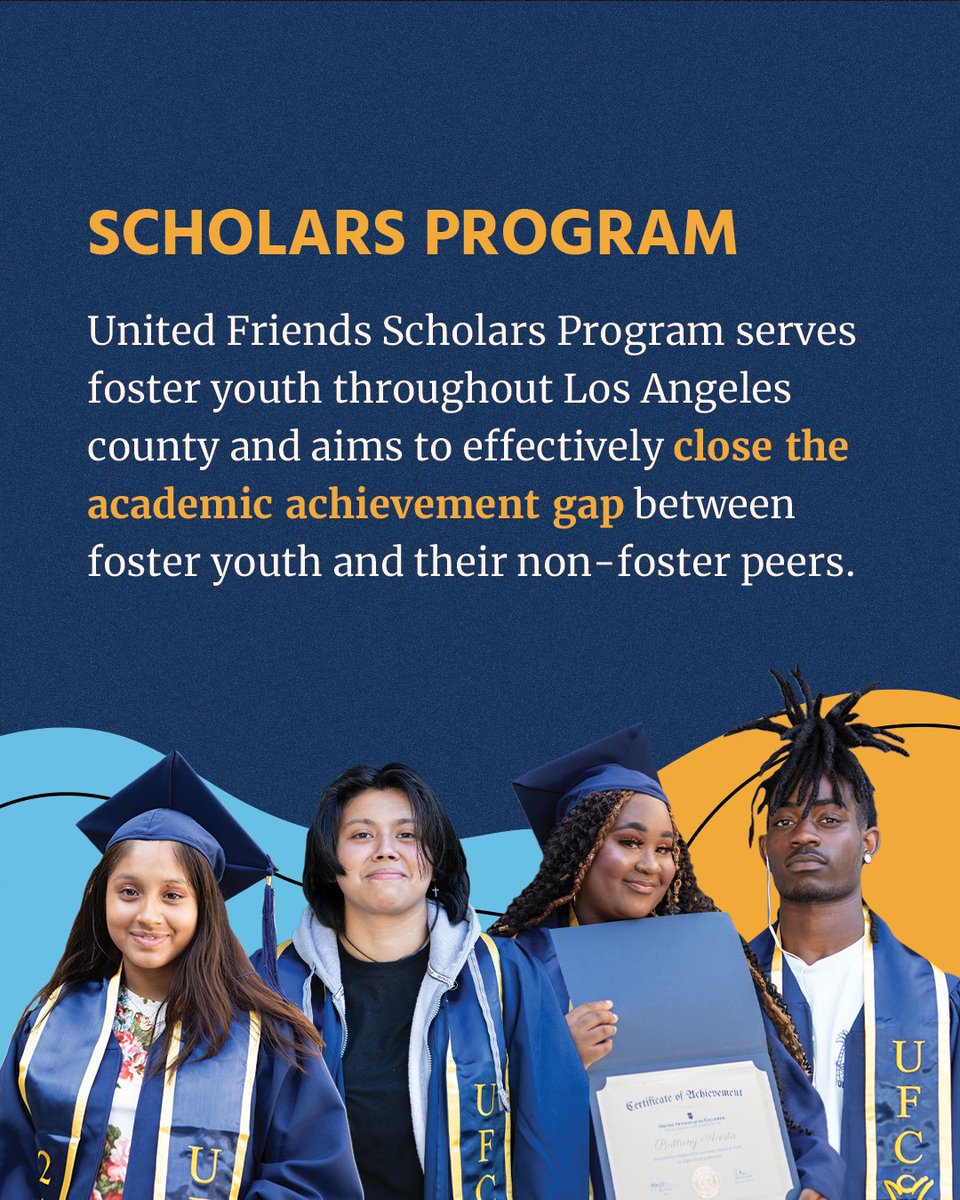 UnitedFriends's tweet photo. What does it take to create a brighter future for foster youth? Support, stability, and opportunity. 

At United Friends of the Children, we provide just that through two life-changing programs:

📚 Scholars Program – Closing the academic achievement gap for foster youth across LA County by providing the guidance, mentorship, and resources they need to thrive in school and beyond.

🏠 Pathways Program – Providing stable housing, career counseling, life skills training, mental health support, and more to help young adults transition into independent adulthood with confidence.

Every foster youth deserves more than just hope, they deserve a future! 💫 

#LAFosterYouth #LANonProfit #ChildWelfare #FosterYouthMatter #FosterYouth