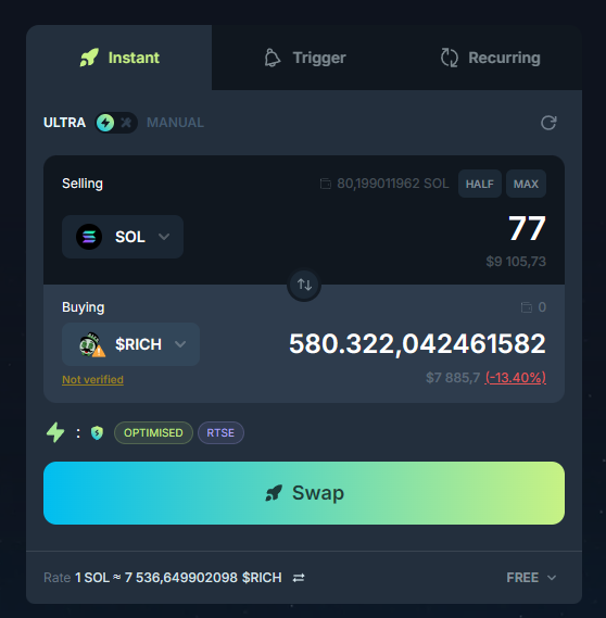 0xMindBreaker's tweet photo. i think $RICH it's new mooooner

need buy more, u agree with me?

follow me and rt this post, send it higher! https://t.co/yUJZqPKaE4