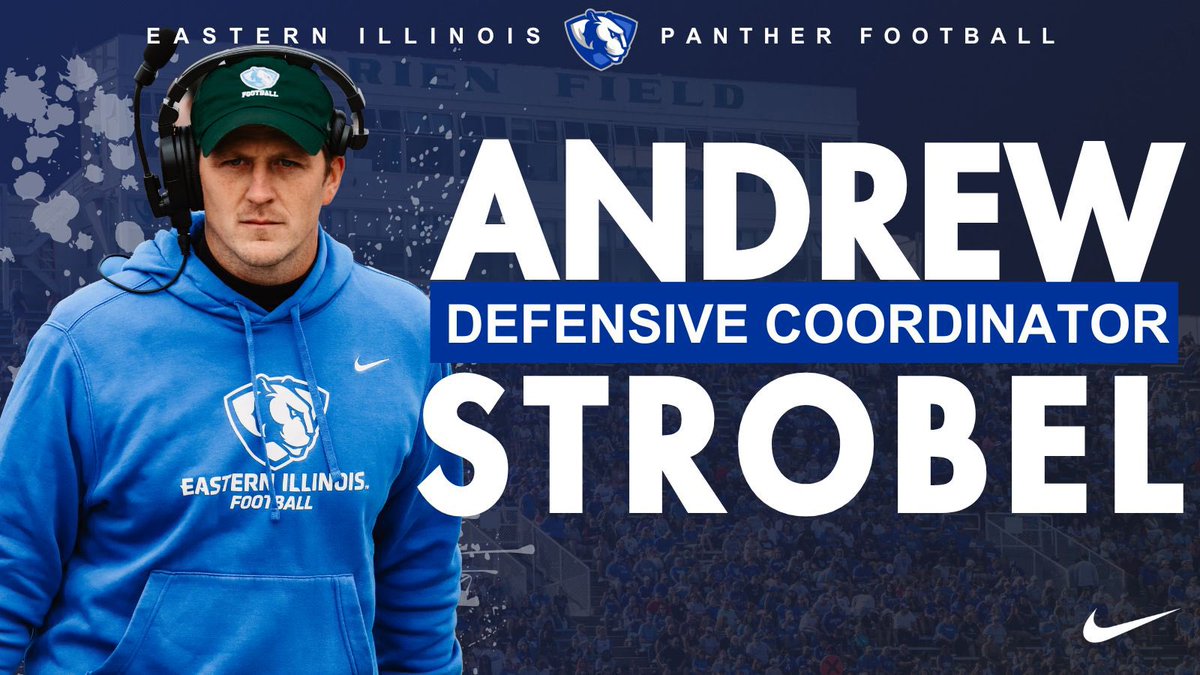 Eastern Illinois Football (@eiu_fb) on Twitter photo Head Coach <a href="/FB_Coach_Wilk/">Chris Wilkerson</a> has announced Andrew Strobel as our Defensive Coordinator, as well as two additional staff hires for <a href="/EIU_FB/">Eastern Illinois Football</a>
See below and read more here ⤵️
🔗 shorturl.at/3PJjj Head Coach <a href="/FB_Coach_Wilk/">Chris Wilkerson</a> has announced Andrew Strobel as our Defensive Coordinator, as well as two additional staff hires for <a href="/EIU_FB/">Eastern Illinois Football</a>
See below and read more here ⤵️
🔗 shorturl.at/3PJjj
