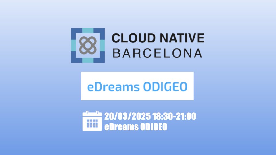 cloudnativebcn's tweet image. Our next meetup is almost here π Don't miss great talks and the opportunity to meet and share with the Cloud Native community π
π March 20th, 2025 18:30
π eDreams ODIGEO c/ Bailen 67, Barcelona
ππΌ +ππ»π³πΌ & π₯π¦π©π£ meetup.com/cloud-native-bβ¦
See you there π