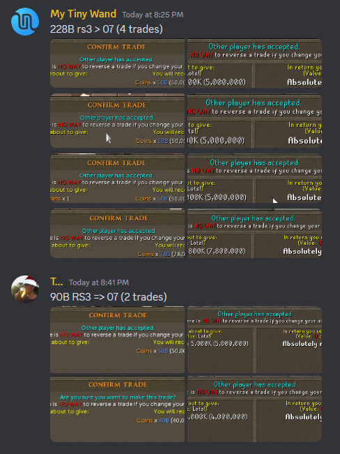 Thurco's tweet photo. 318B RS3 Gp swapped to OSRS by the economists over at Prop Swap

https://t.co/DFS6DHm8hO https://t.co/TighL0vhAY