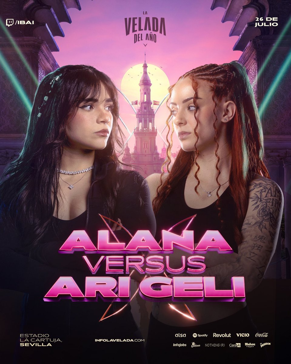 infoLaVelada6's tweet photo. Quinta pelea confirmada para la Velada del año 5

@alanafloresf VS @ariigelii

#LaVeladaDelAñoV #LVDA5 https://t.co/z48HKHcjkE
