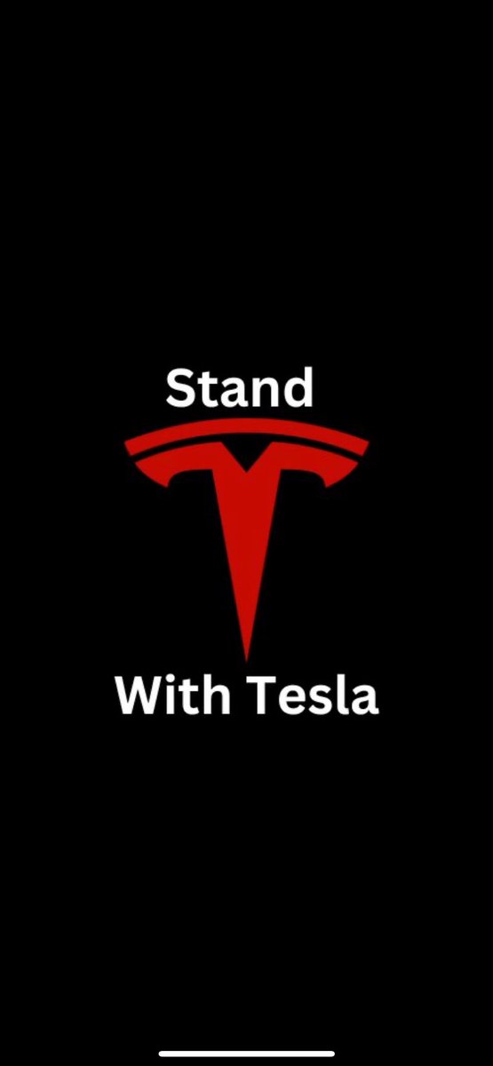I stand with <a href="/Tesla/">Tesla</a> and <a href="/elonmusk/">Elon Musk</a> !! Fuck off useless braindead ppl