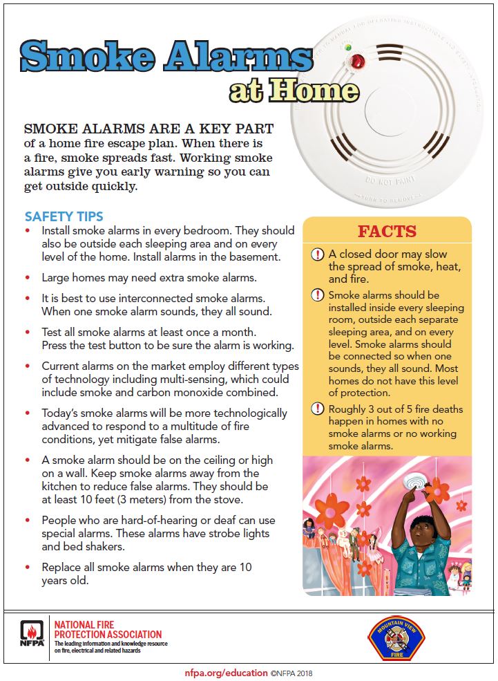 We remind you to check your smoke alarms when you change the time on your clock. 

Read the entire media release at mountainview.gov/whats-happenin…