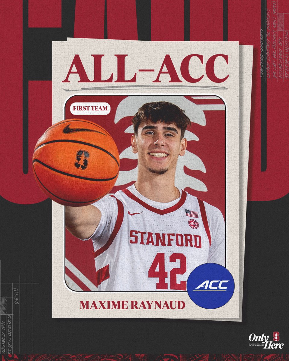 Stanford Men's Basketball (@stanfordmbb) on Twitter photo An excellent season deserves an excellent honor 👏
🔗: stanford.io/4iDZDH3
#GoStanford x <a href="/accmbb/">ACC Men's Basketball</a> An excellent season deserves an excellent honor 👏
🔗: stanford.io/4iDZDH3
#GoStanford x <a href="/accmbb/">ACC Men's Basketball</a>