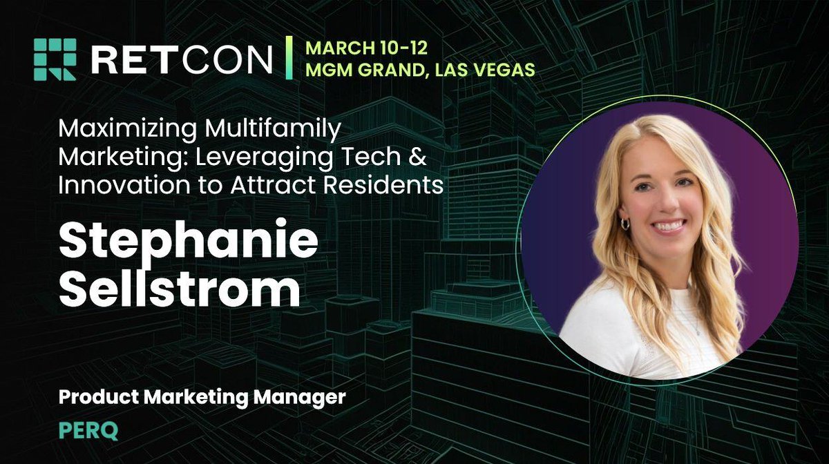 We’re here at <a href="/Retcon_USA/">RETCON</a> talking all things multifamily marketing—don’t miss Stephanie Sellstrom as she takes the stage to dive into how tech and innovation are shaping the way properties attract and convert renters.

#RETCON #MultifamilyMarketing #PPC #LeadGeneration #PropTech