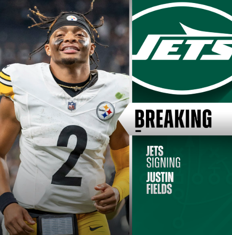 TailgateHans's tweet photo. Love the Justin Fields acquisition by the Jets!  

Next year is gonna be electric at least ⚡️ https://t.co/bUmjLgcDDU