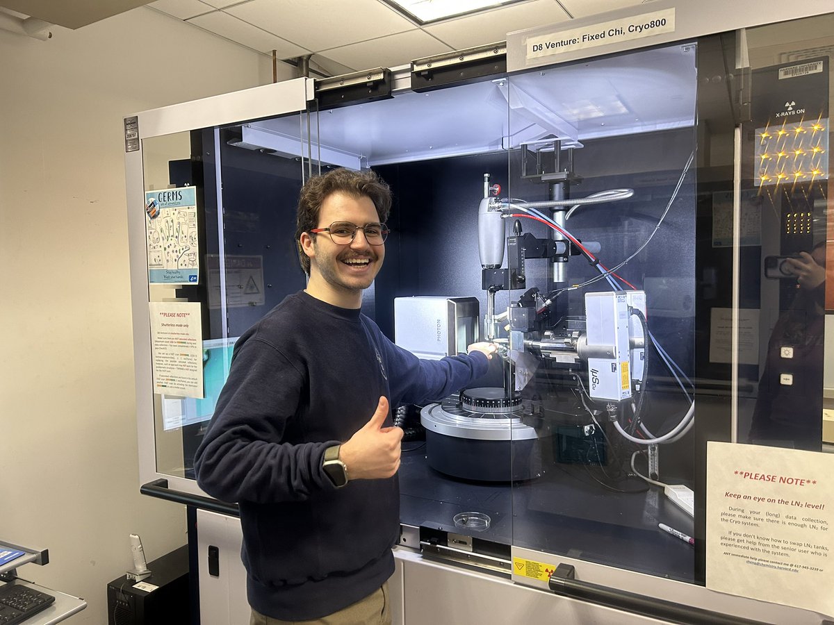 Meghan_Sulliva's tweet photo. Thank you for the great SC-XRD class today @shaoliangzheng!💎 Our undergrad Experimental P-chem Lab is having a great semester🎉 https://t.co/6oepLtCiKE