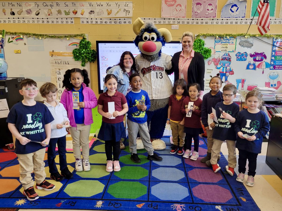swbrailriders's tweet image. CHAMP'S completed the rounds for #ReadAcrossAmericaWeek! 📚✅

CHAMP inspired students to hit it out of the park with books at Saint Mary of Mount Carmel School, Triboro Christian Academy, John G. Whittier Elementary, and State Street Elementary!

READing RailRoad 👉