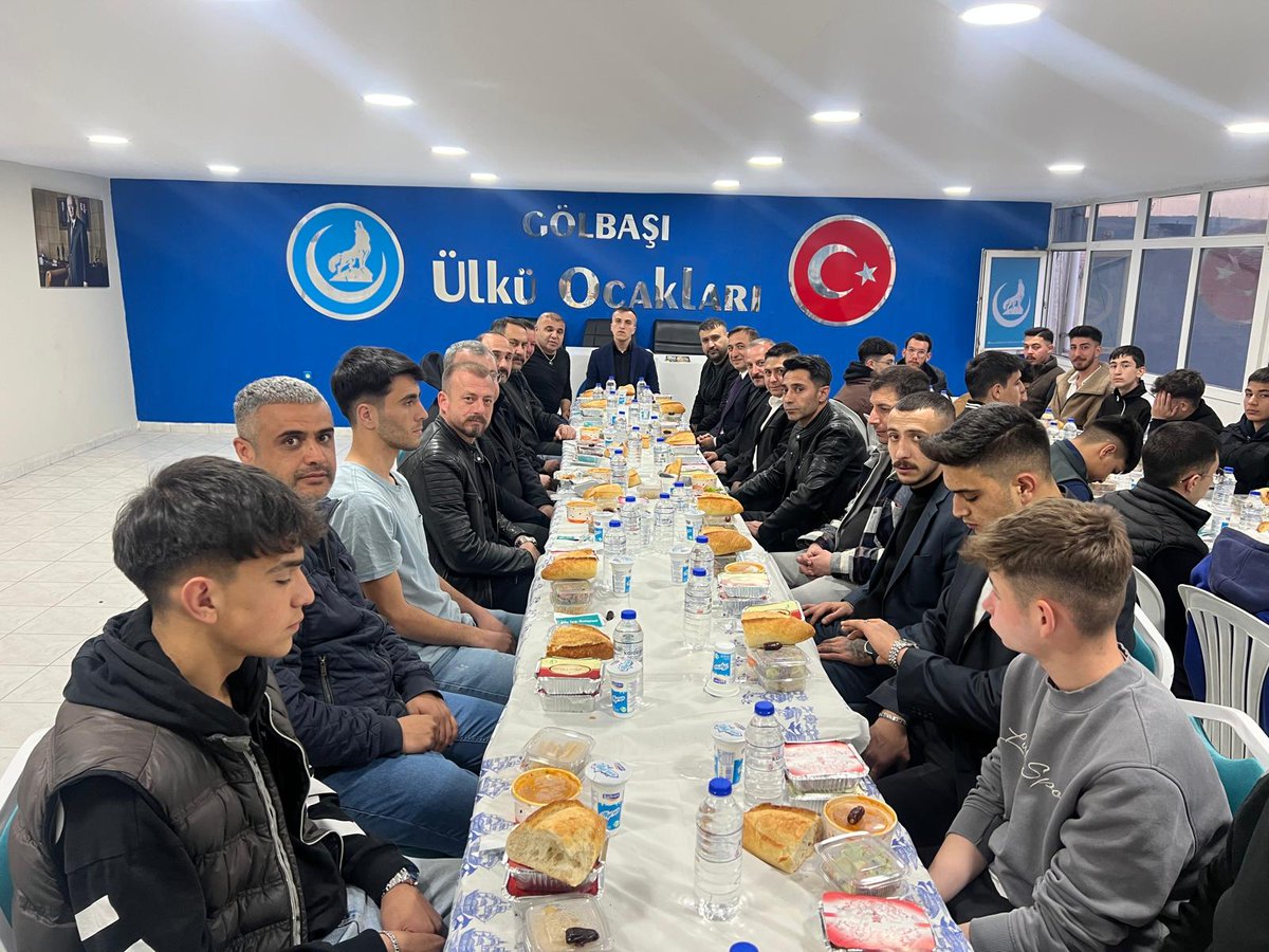 Bugün Gölbaşı Ülkü Ocağımızın bereketli sofrasındaydık...