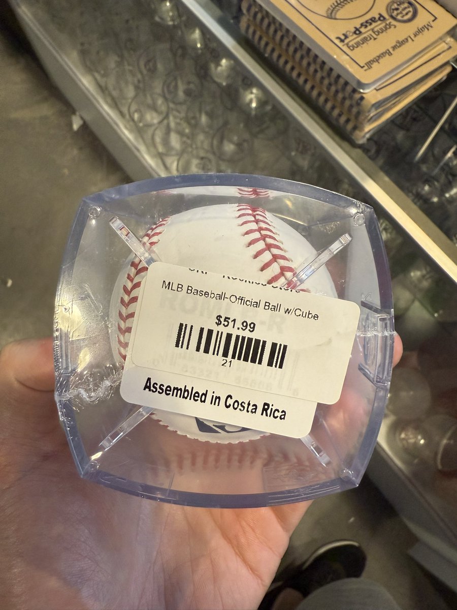 The price of an MLB ball at the Rockies Spring training facility is $51.99