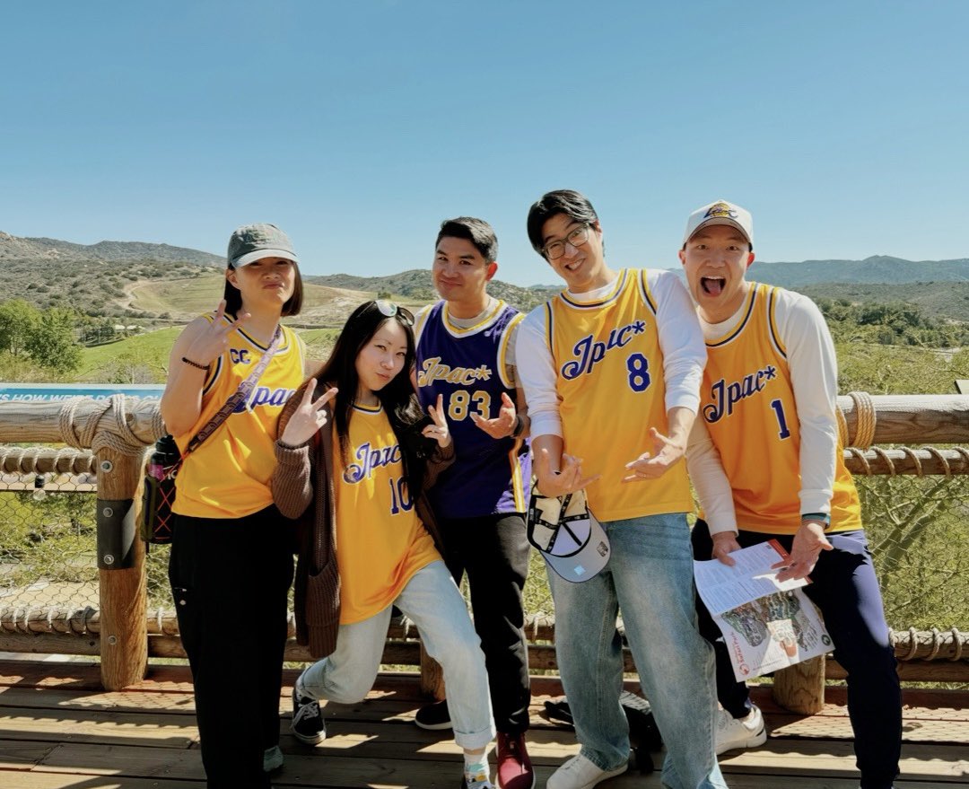TheRebeccaWang's tweet photo. When the groom wanted edgy n epic but all we could do was campy high school musical 😔🏀🤪✨

Had a blast celebrating @jhun88 ‘s at his bachelor party! Being a groomsman > bridesmaid omg lmao no heels and we basically wore the same thing all weekend 🤪 https://t.co/3fxGt8Ps92