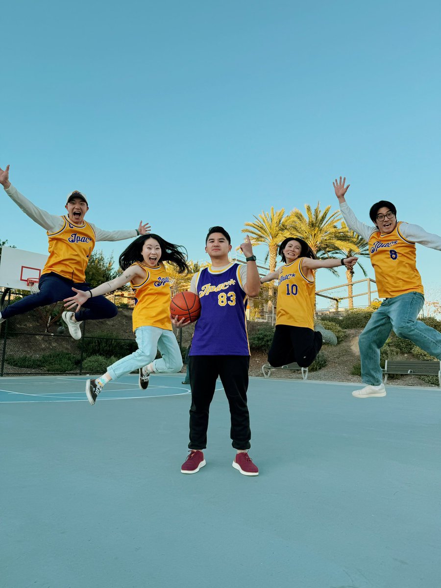 TheRebeccaWang's tweet photo. When the groom wanted edgy n epic but all we could do was campy high school musical 😔🏀🤪✨

Had a blast celebrating @jhun88 ‘s at his bachelor party! Being a groomsman > bridesmaid omg lmao no heels and we basically wore the same thing all weekend 🤪 https://t.co/3fxGt8Ps92