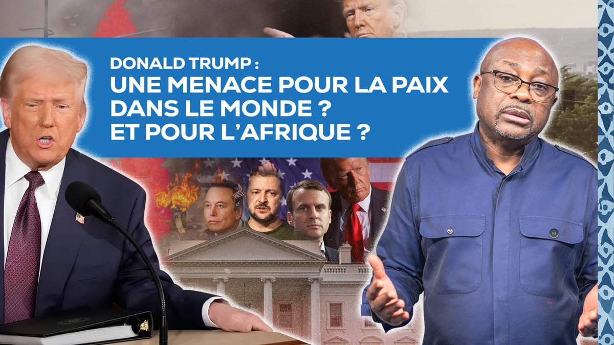 Donald Trump : une menace pour la paix dans le monde ? Et pour l’Afrique ? 

Nouvelle chronique disponible sur AFO Média : 
💥 is.gd/0gAVWM 

Il casse tous les codes diplomatiques. Son credo, c’est l’Amérique. Tout, pour lui, est un deal. Les alliés des #USA d’hier