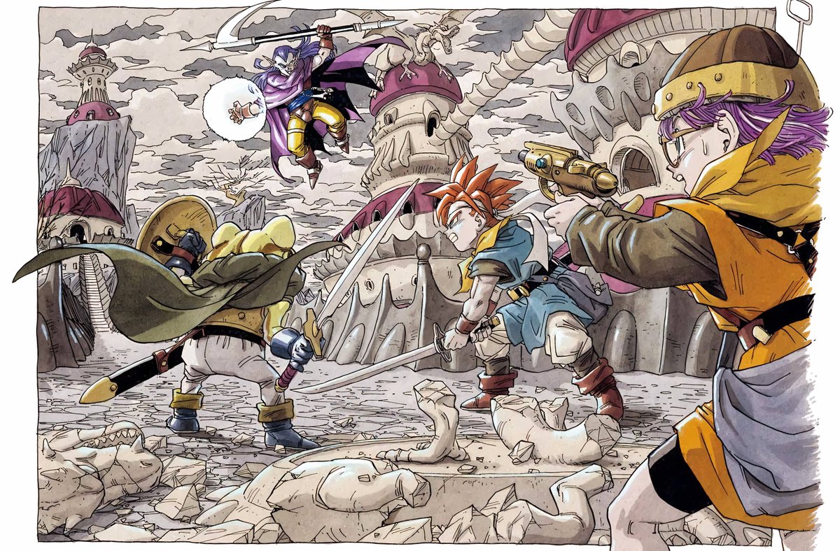 RetroGamerArt's tweet image. Chrono Trigger ❤️
Happy 30th Birthday
Akira Toriyama 鳥山 明
Art 🧵: 1/8