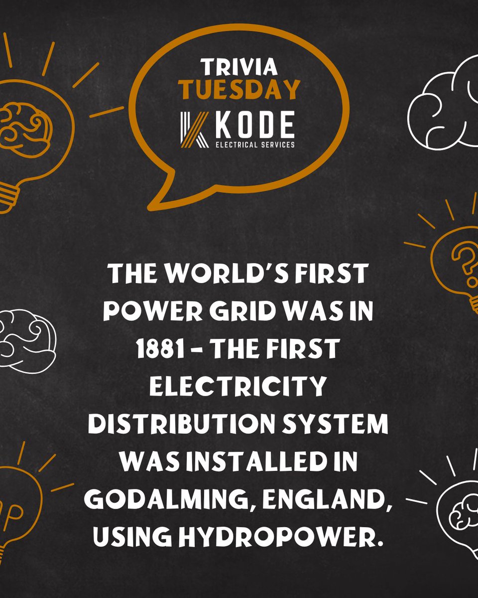 KodeElectricYGK's tweet image. Here is some #TriviaTuesday for ya! #Electrician #PoweringYourProjects #ygk
