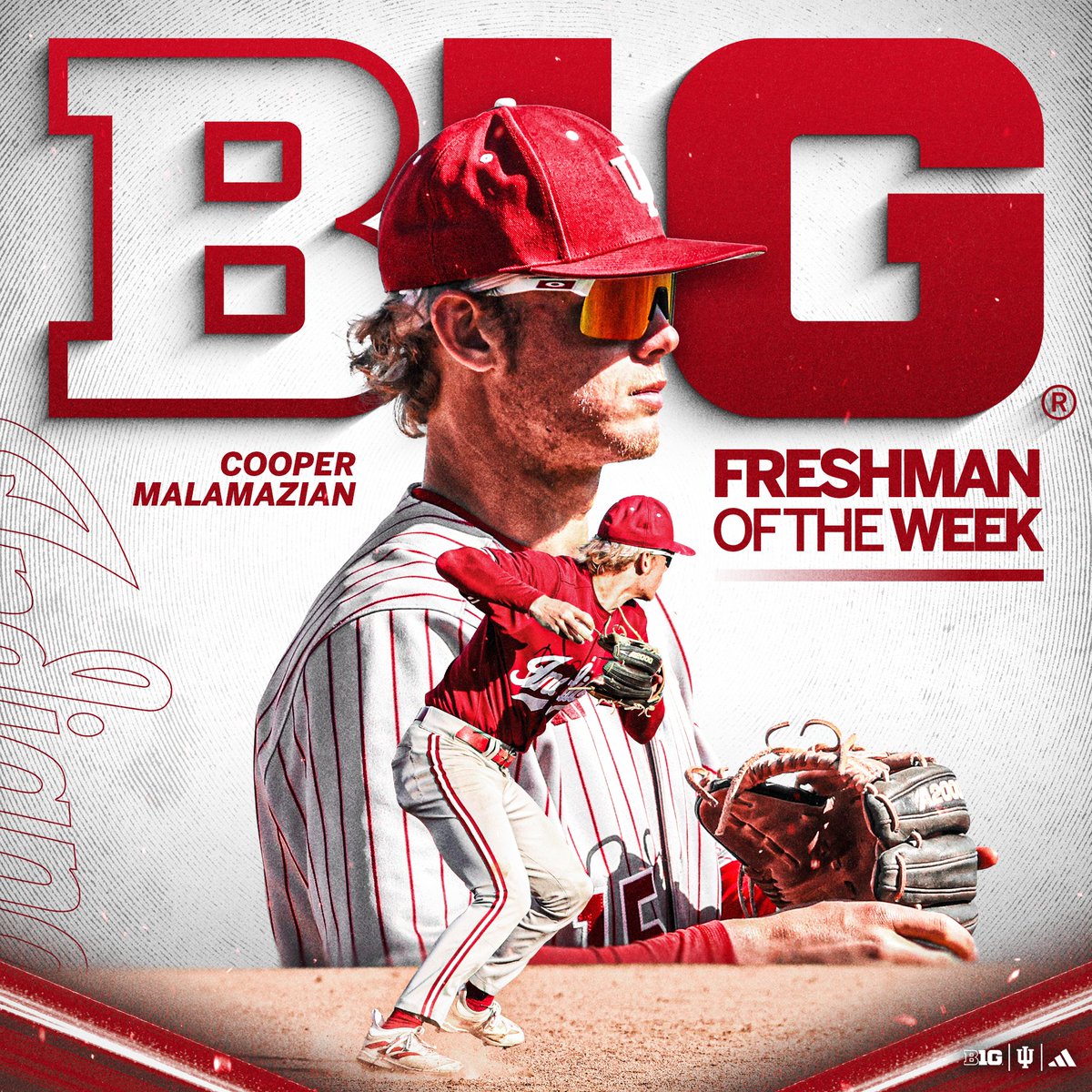 Had himself a weekend.

<a href="/cmalamazian/">Cooper Malamazian</a> is your B1G Freshman of the Week! 👏