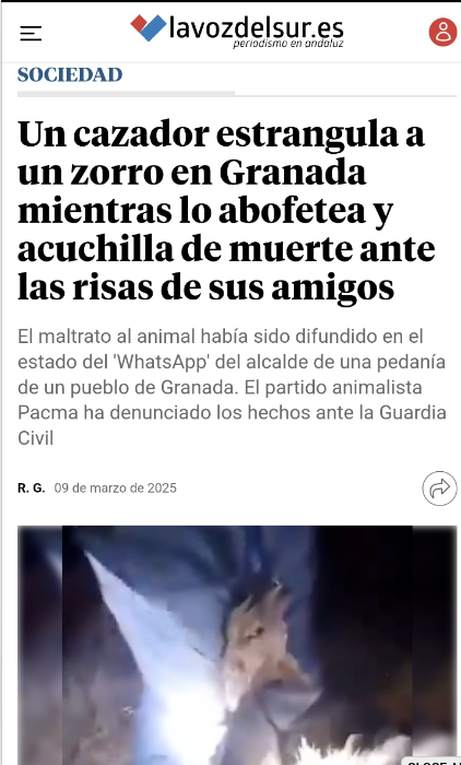 zezenakbizirik's tweet photo. La caza es necesaria... para que te maten en tu casa, para torturar, para matar, para abandonar perros, para que haya gente armada en cualquier sitio, para envenenar el monte con plomo... No son casos aislados, es una constante.
#NoALaCaza
#LaCazaEsViolencia https://t.co/C2peCSQ13l