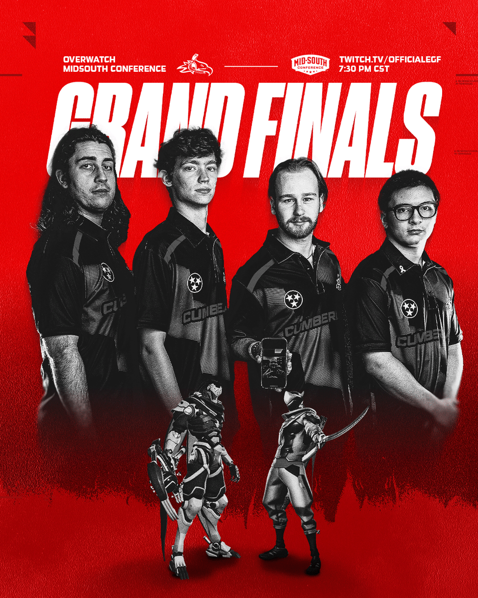 Time to reclaim the throne👑

One match to go before the Midsouth Overwatch Championship back is in our hands.

Watch live tonight at 7:30 PM CST with the link in the replies🔽