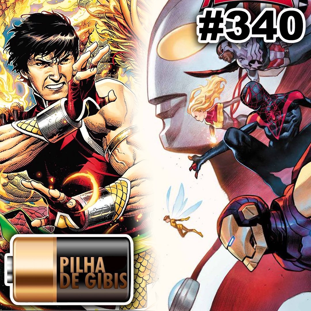 ArteFinalHQ's tweet photo. PILHA DE GIBIS #340 – ULTRAMAN X VINGADORES &amp; SHANG-CHI
E aí, jagunçada!
Segunda-feira pós-carnaval sempre é um desafio – pra quem sobreviveu. Por isso hoje tem Pilha de Gibis te dando aquela força pra enfrentar a semana! https://t.co/tte1eqN6pO