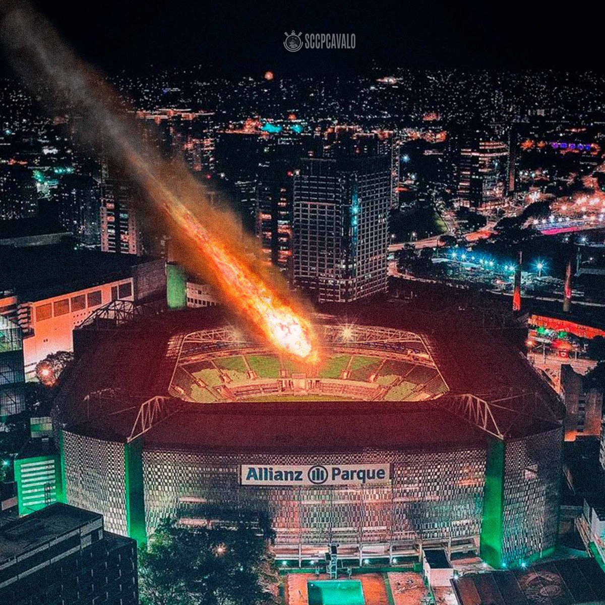 "Vai torcer pro Palmeiras ou pro São Paulo?"

Por mim, aconteceria isso aqui