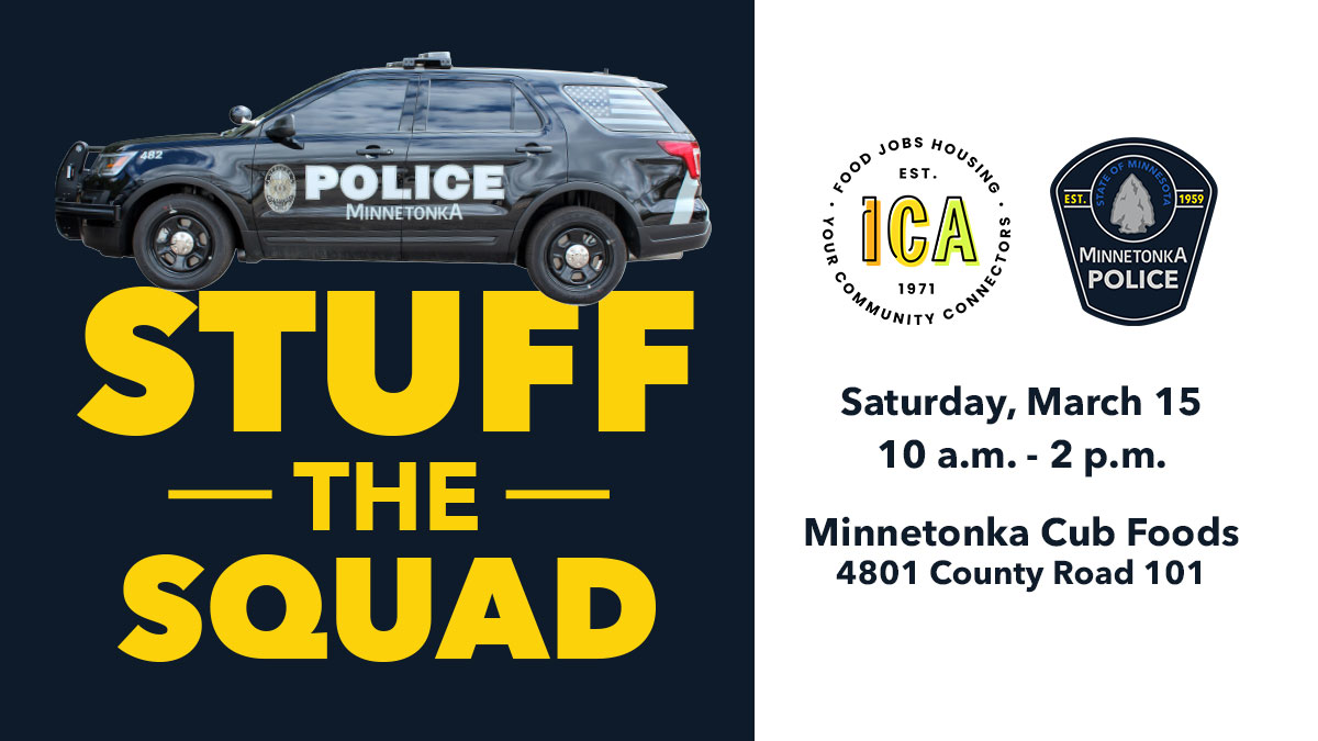 Mark your calendar for Saturday! We're teaming up with <a href="/cubfoods/">cubfoods</a> on 101 to help <a href="/ICAFoodShelf/">ICA</a> meet its #MinnesotaFoodShare Month campaign. We'll be stuffing the squad from 10 a.m.-2 p.m. Stop by and say Hi! 👋