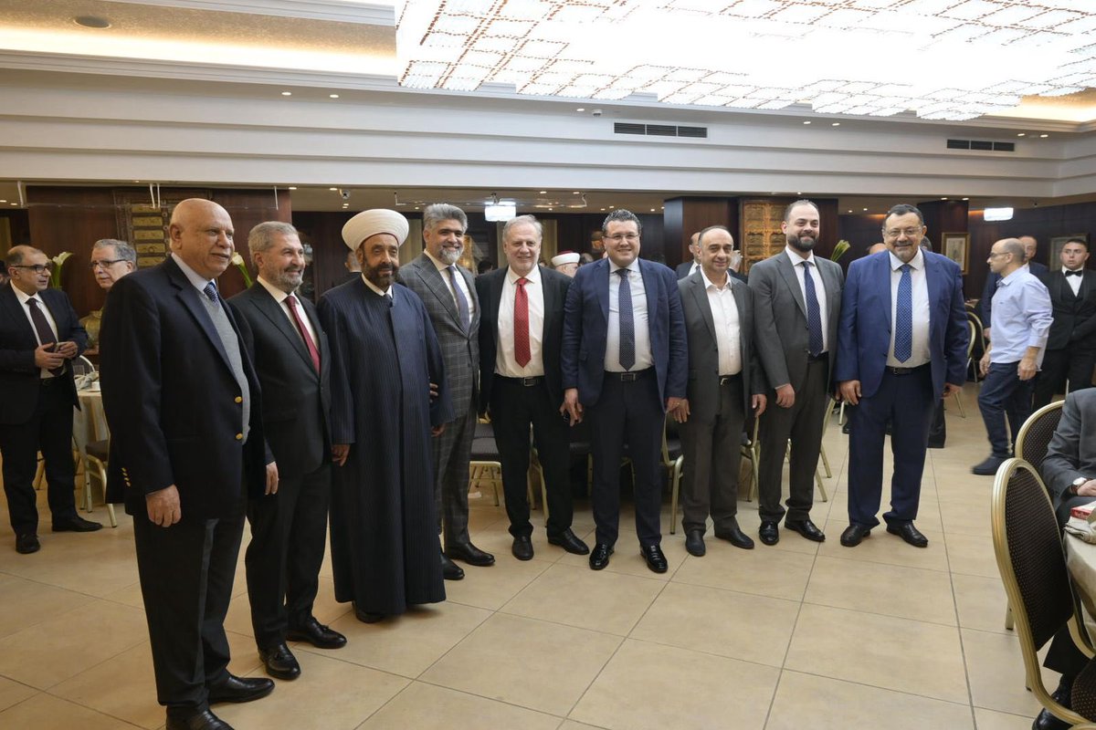 على شرف سماحة مفتي الجمهورية اللبنانية الشيخ عبد اللطيف دريان حضرت الافطار التكريمي الذي اقامه النائب فؤاد مخزومي في دارته بحضور لفيفٍ علمائي وسياسي ودبلوماسي وبيروتي وإعلاميّ واسع.