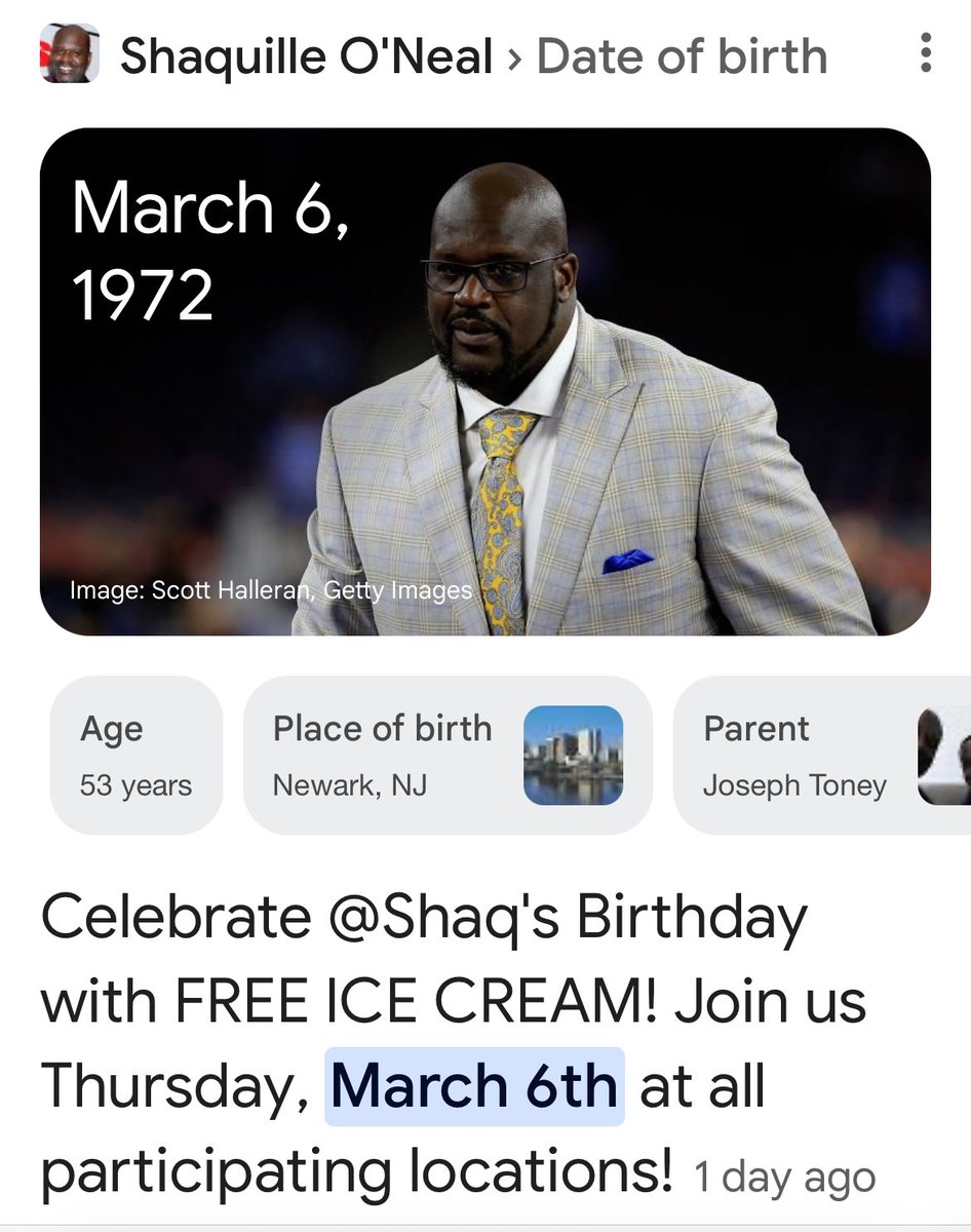 PanZeegoldN's tweet photo. papoose was born march 5, SHAQ was born march 6, ME - panZee march 7GOD, god his soul RIP BIG passed march 9, Steph curry 7 days after me on the 14th. do the MATH #Zzn https://t.co/Uij1aNeAet