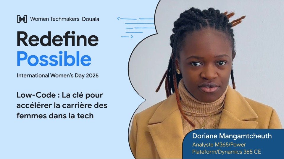 WomenTechMaker5's tweet image. Hello
Microsoft Power Platform, Dynamics Sales, Dynamics Customer service, Ancienne Doriane M. nous parlera du #Low_code le 15 Mars prochain à ActivSpaces
#IWD25_Dla
#IWD25
#WTM_Redifne_Possible
Inscriptions👉 gdg.community.dev/events/details…