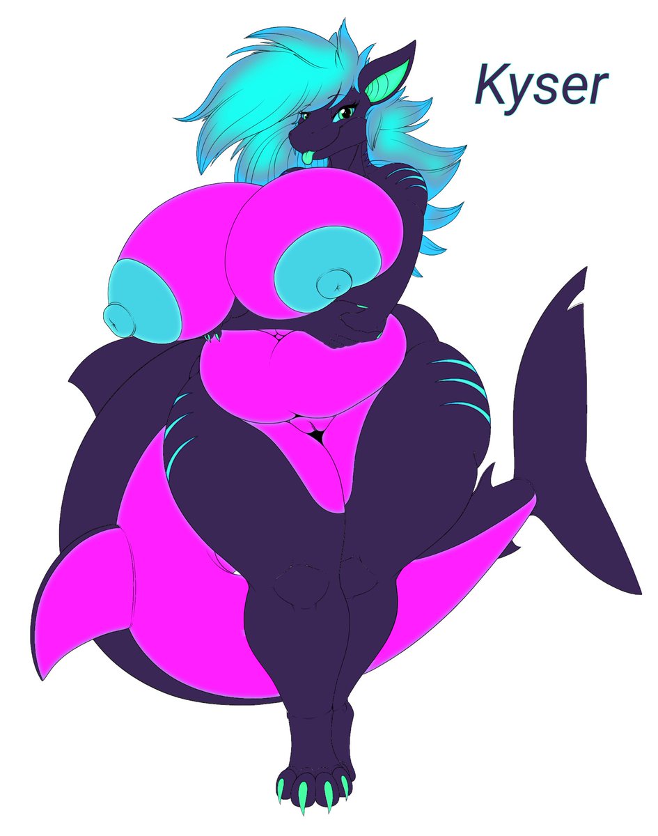fychlizard's tweet image. Been a while since I used twitter, might just use it for my shark character now -w-
Base is from furaffinity.net/user/bdscharme…
Red indicates growth and purple indicates sizetheft